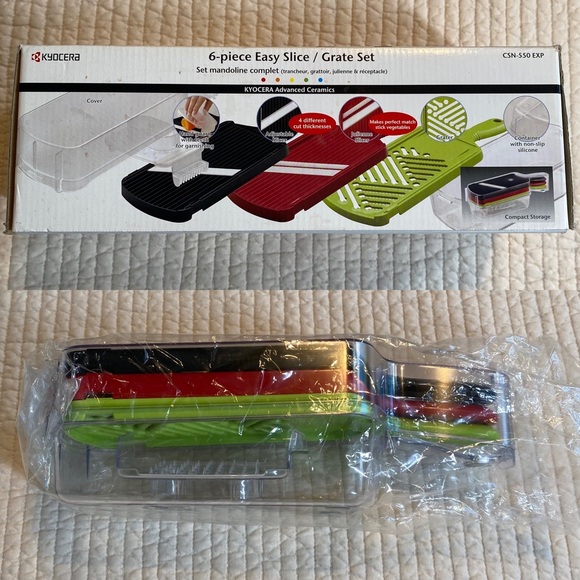 Kyocera Advanced Ceramics 6-Piece Easy Slice / Grate Set - Picture 4 of 16